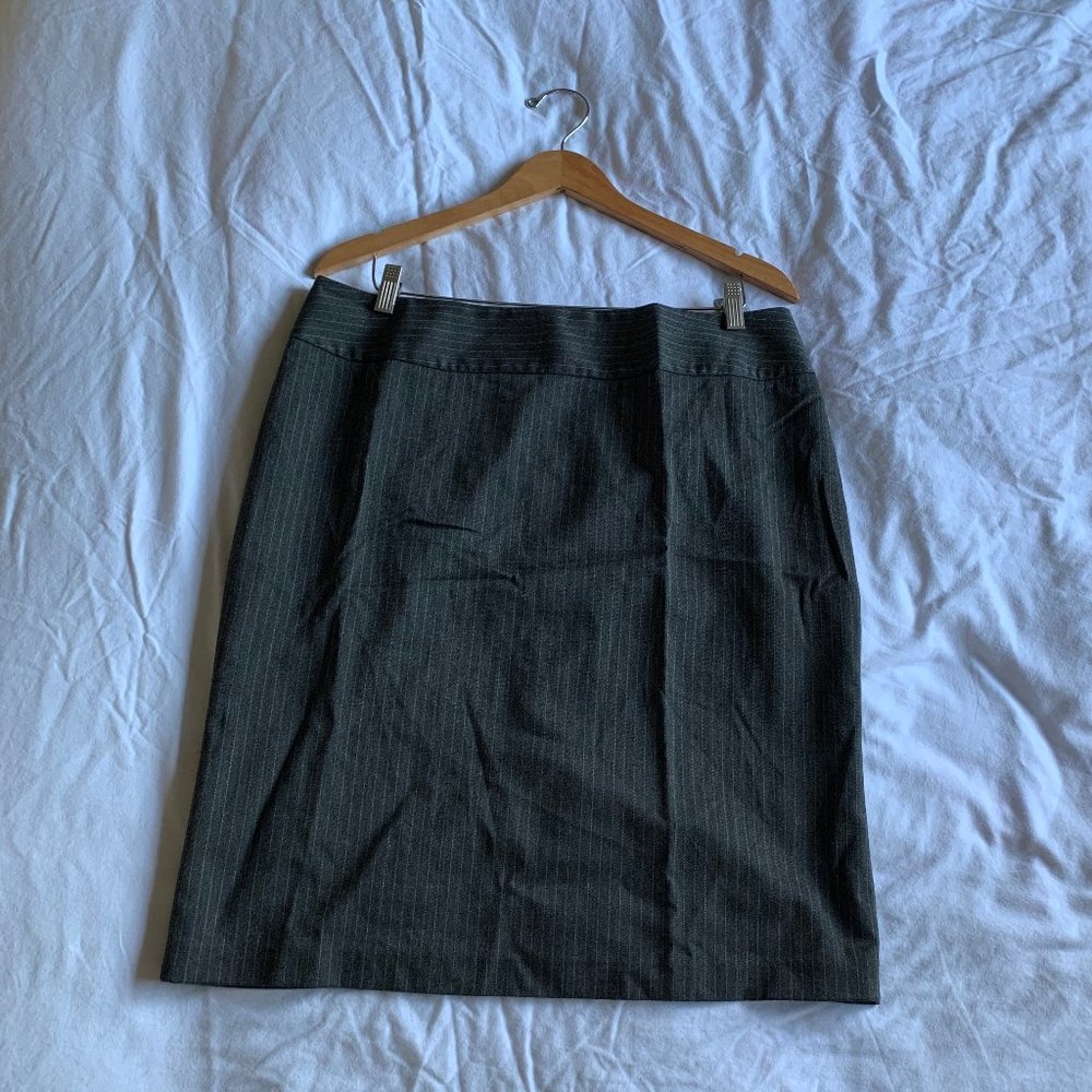 H&M Pinstripe Pencil Skirt